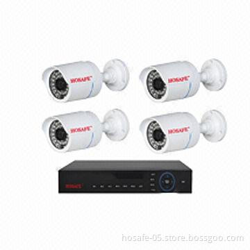 4CH 720P NVR kit with 8pcs outdoor IP cameras, supports 3G and WiFi dongle